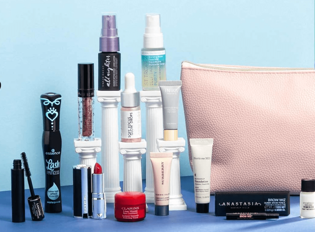 feelunique beauty gift with purchase makeup bag