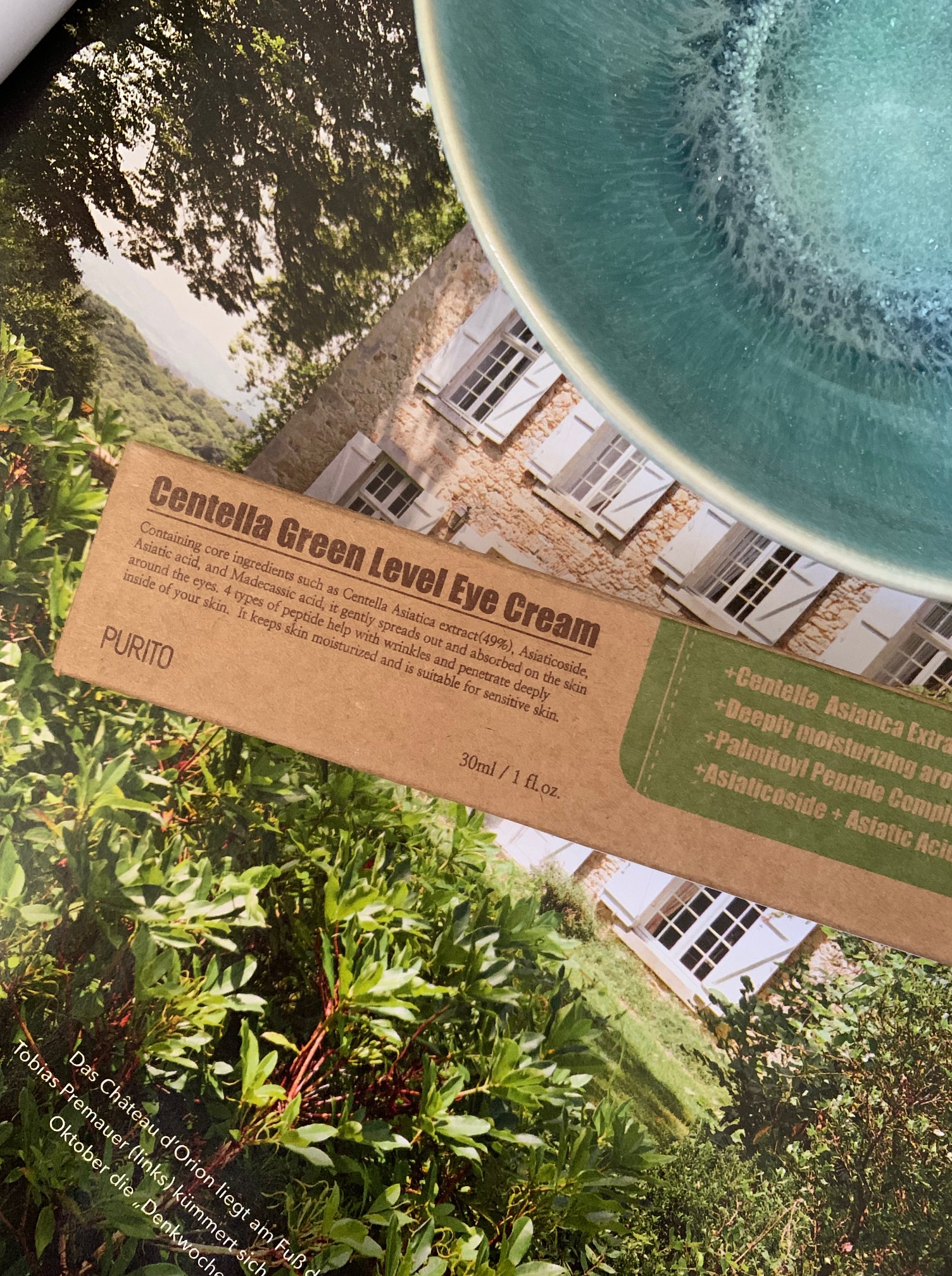 Purito centella green level eye cream