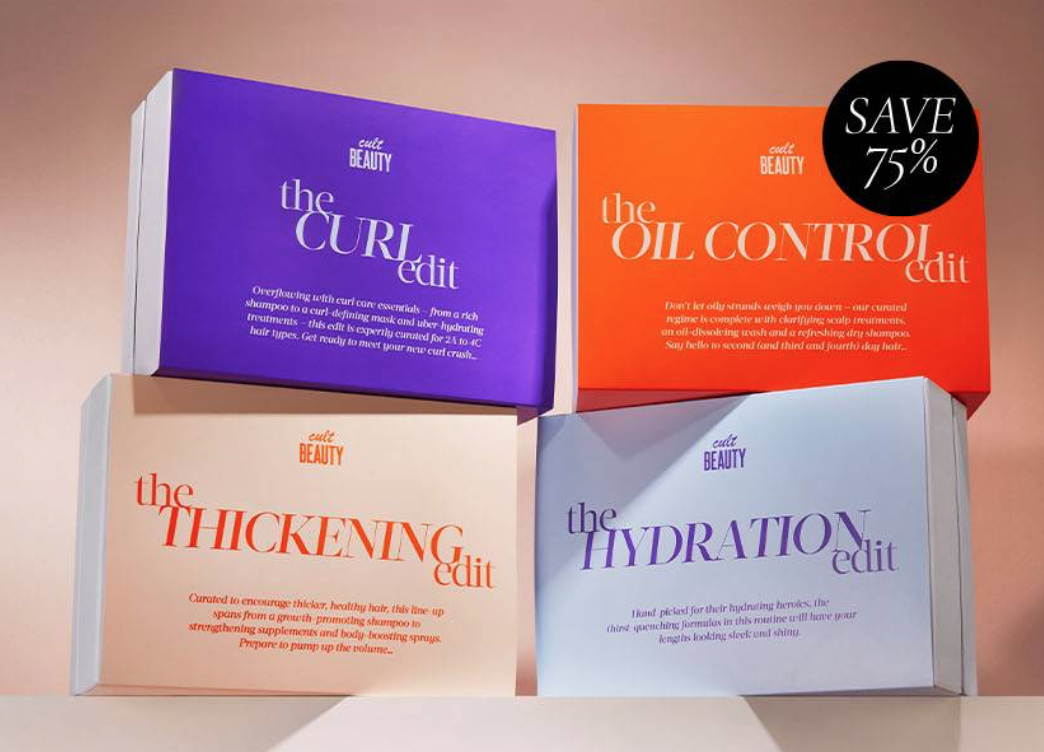 cult beauty hair edits beauty boxes offer