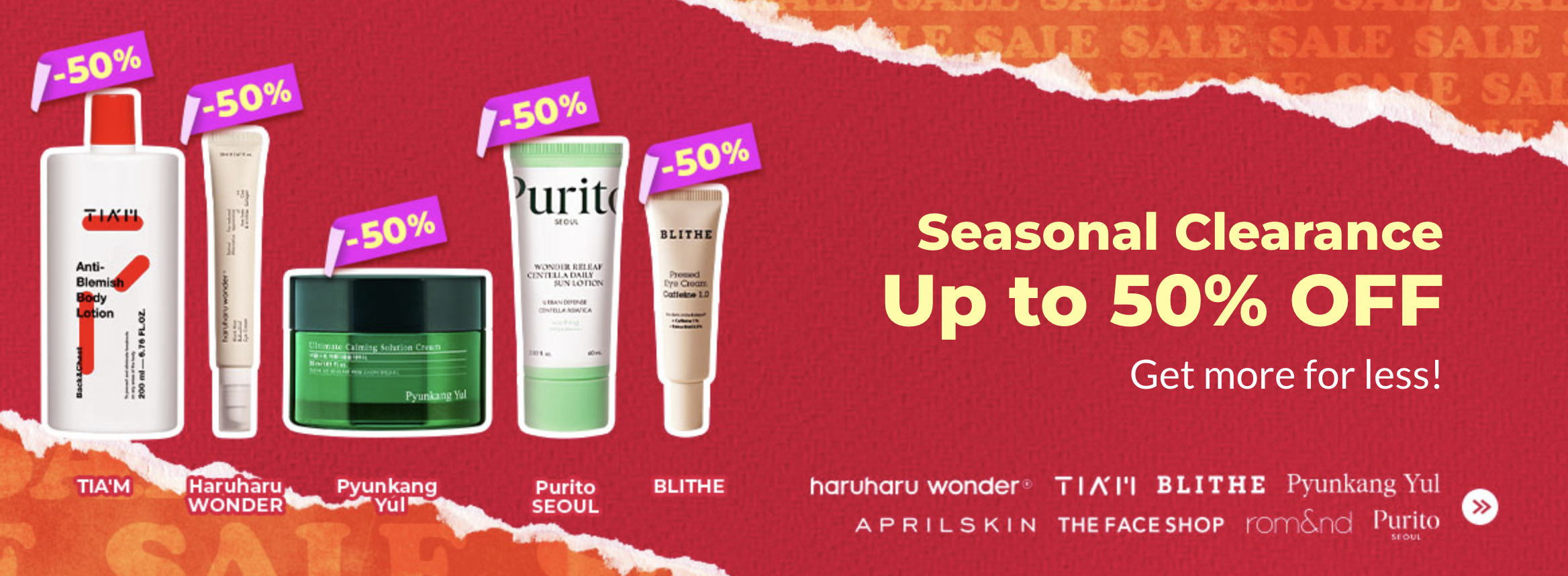 YesStyle Seasonal Clearance